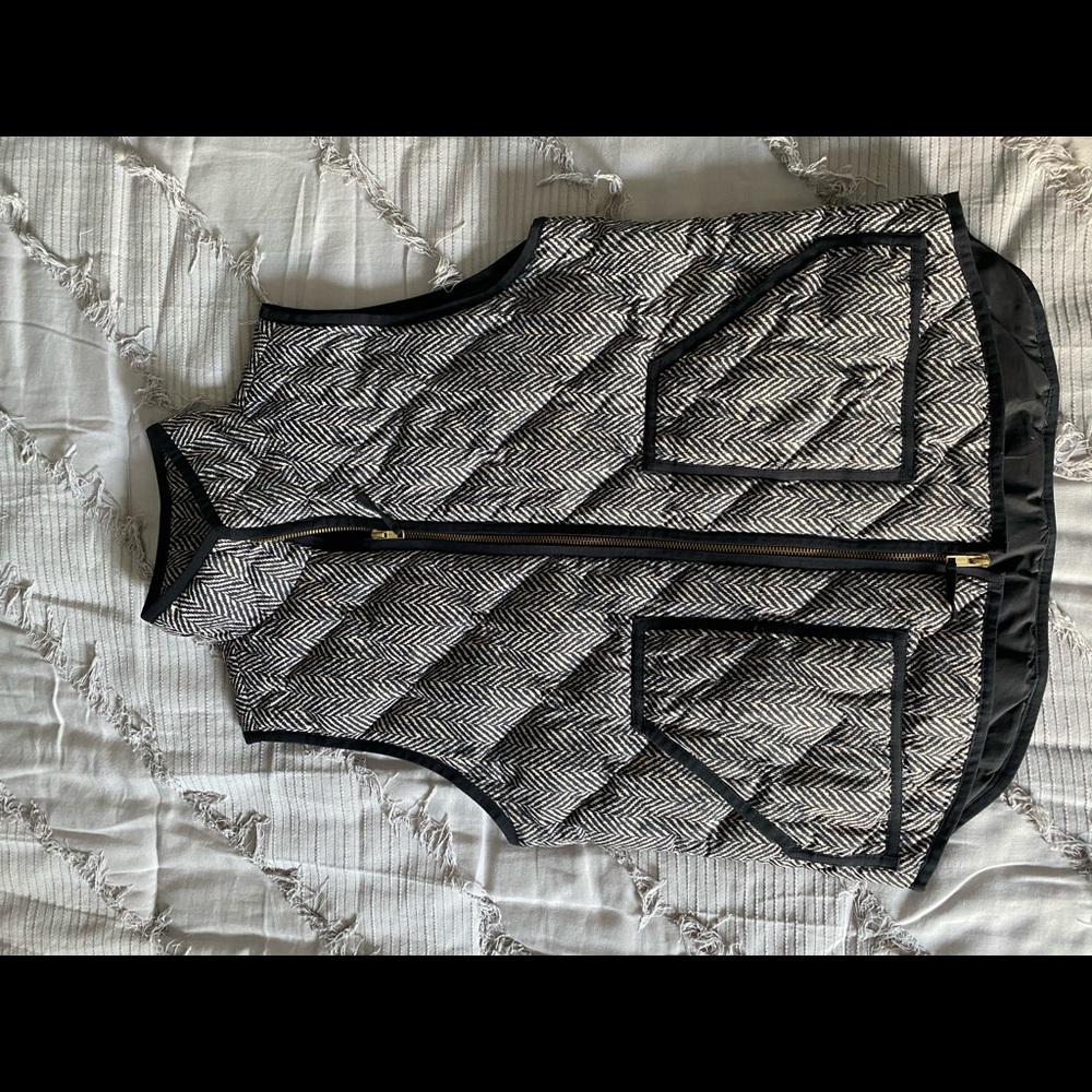 J.crew herringbone vest